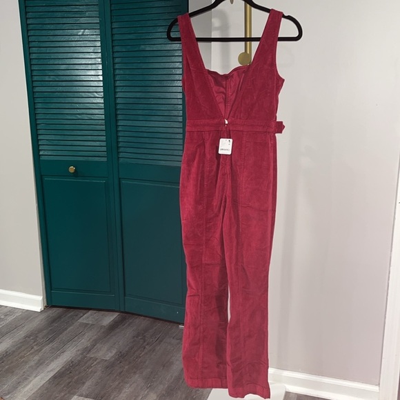 FREE PEOPLE NWT Party Starter One Piece / Holly Berry - 4 - Picture 12 of 13